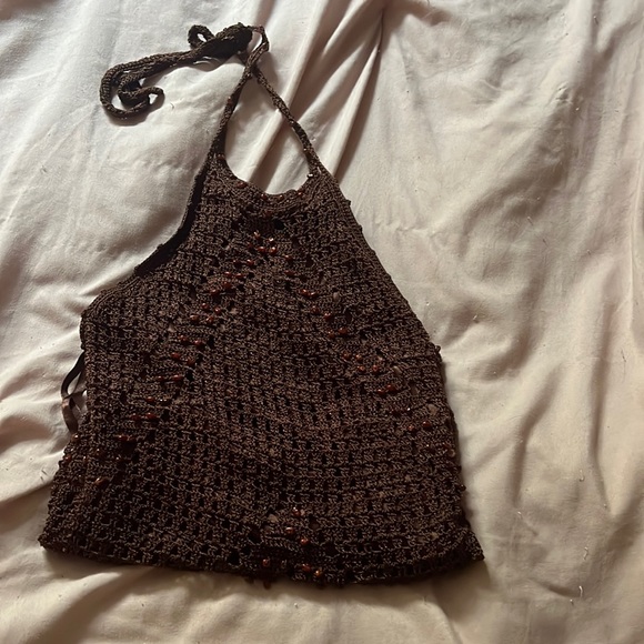 Crochet beaded le chatue tank top - Picture 1 of 2